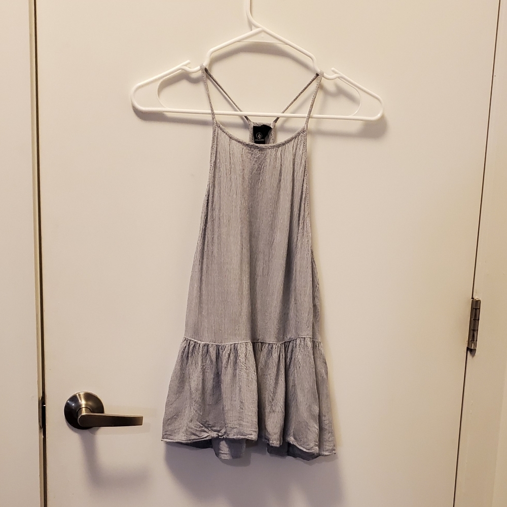 Volcom Seersucker tank top